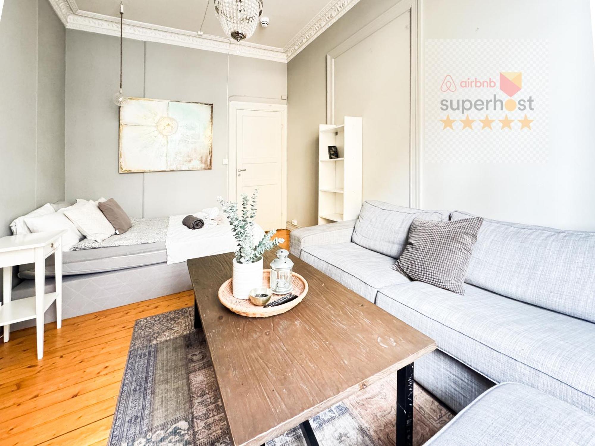 Powerful King Bed Central Wifi City Center Oslo Exterior foto